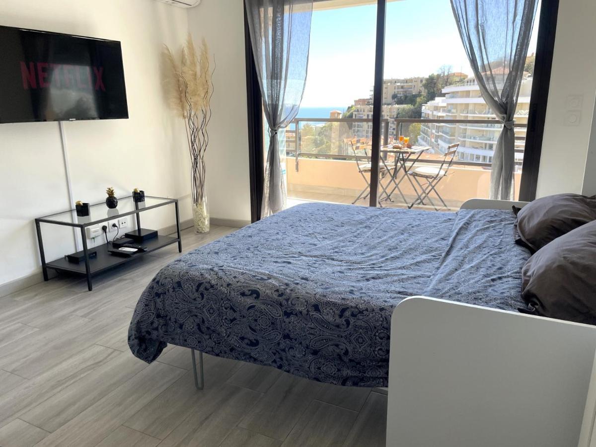 New Studio, Piscine Et Vue Mer • Proche De Monaco Босолей Экстерьер фото